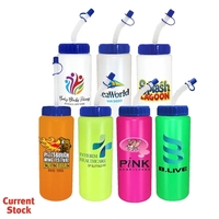 32oz. Sports Bottle With Flexible Straw, Full Color Digital... from ASI 30270...