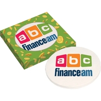 4 1/4" x 1/4" ceramic coaster set with full-color box and... from ASI 54100...