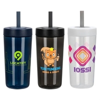22 oz Recycled Polypropylene Tumbler with Silicone Straw... from ASI 36730...