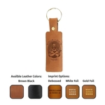 Rectangle Key Chain with Split Ring