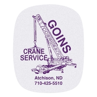 2" x 2 1/2" white light reflective rounded rectangle decal offered... from...