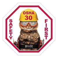 1 3/4" x 1 3/4" full color decal with octagon shape... from ASI 56950 Gill...