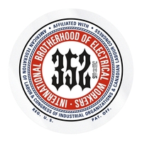 2" diameter decal with round shape made of frosty clear vinyl... from ASI...