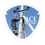 Shield White Vinyl Full Color Hard Hat Decal (2 1/4"x2 1/4")