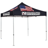 Custom Full Color Digital 10' Heavy Duty Hexagon Canopy Tent... from ASI...
