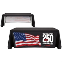 6' Fully Customized Open Back Throw Style Table Cover... from ASI 80228 Quinn