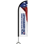 8' Portable Single Reverse Half Drop Kit w/ Cross Base