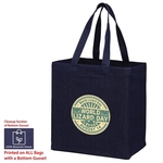 Recycled Cotton Canvas Grocery Bag - Screen Print