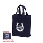 Recycled Cotton Canvas Tote Bag 8" x 5" x 10"