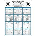 Full Year View Single Sheet Commercial Calendar: 2027
