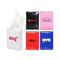 Tissue pack in a re-sealable plastic pouch. Includes 10 tissues (not... from...