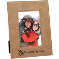 6 3/4" x 8 3/4" x 3/8" light brown leatherette photo... from ASI 74601 Calico