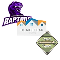 Customizable indoor magnet measuring 8 sq. inches with full color imprint.......