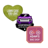 Customizable indoor magnet measuring 13 sq. inches with full color...