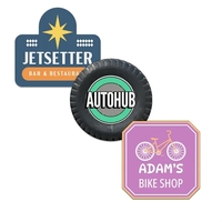 Customizable indoor magnet measuring 16 sq. inches with full color...