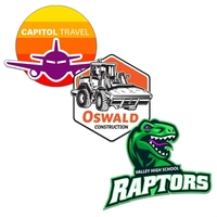 Customizable indoor magnet measuring 17 sq. inches with full color...