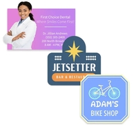 Customizable indoor magnet measuring 24 sq. inches with full color...