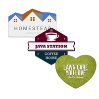 Customizable indoor magnet measuring 34 sq. inches with full color...