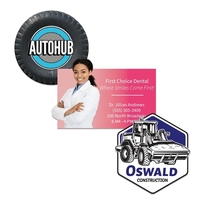 Customizable indoor magnet measuring 49 sq. inches with full color...