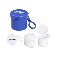 Rain poncho folds to fit in 2" x 2" case with... from ASI 90859 Tempo...