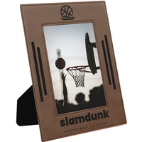 7 3/4" x 9 3/4" x 3/8" dark brown leatherette photo... from ASI 74601 Calico