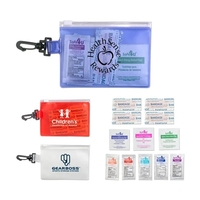 First Aid In Zip Close Pouch With Carabiner