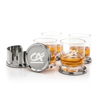 Baldoni Coasters & Waldorf On-the-Rocks Set