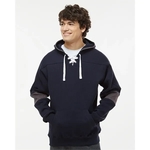 J. America Men's Sport Lace Colorblocked Fleece Hooded Sw...