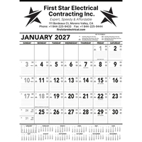 13 page commercia planner with 1 page per month in black... from ASI 61966...