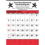 Commercial Contractor Calendar: Red & Black 2027