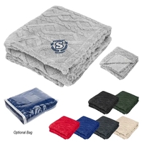 48" x 63" Sherpa blanket made with recycled polyester.... from ASI 61125 Hit...
