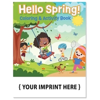 Hello Spring Coloring and Activity Book