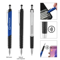 Recycled aluminum ballpoint pen with plunger-action mechanism and NFC-enabled...