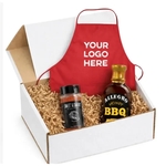 BBQ Gift Box with Custom Logo Apron