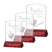 Arch award on a burlwood rosewood base.... from ASI 84592 St Regis Group / St...