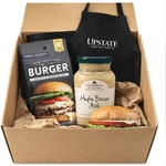 Burger Night Grill Box with Custom Logo Apron