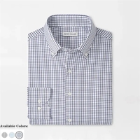Classic check sport shirt with stretch, wicking, and sun protection-perfect...