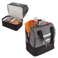 Lunch sack and cooler; made with polyester and has PEVA lining... from ASI...