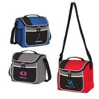 Polyester 16-can cooler bag with PEVA lining; includes 1 1/2" x... from ASI...
