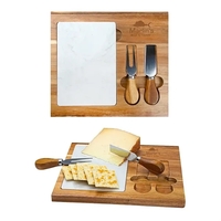 Carson 4-Piece Acacia Wood Cheese Set... from ASI 67866 Logomark/Valumark