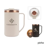 Perka® Guji 15 oz. Recycled Steel and Coffee Grounds Mug