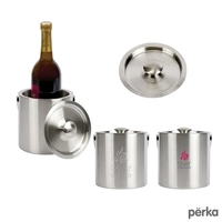 Perka® Quinton 1.3L Double Wall, Stainless Steel Ice Bucket... from ASI 67866...