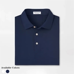 Peter Millar Men's Solid Performance Mesh Polo