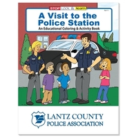 Coloring Book: A Visit to the Police Station... from ASI 40480 Koozie Group /...