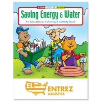 Coloring Book: Saving Energy and Water... from ASI 40480 Koozie Group / Norwood