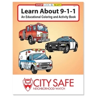 Coloring Book: Learn About 911... from ASI 40480 Koozie Group / Norwood