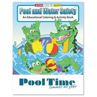 Coloring Book: Pool and Water Safety... from ASI 40480 Koozie Group