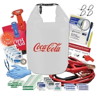 Auto kit with a 5-liter dry bag, clip handle, carabiner hook,... from ASI...