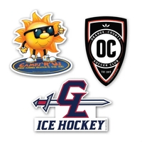 Custom shaped magnetic car sign with four color process imprinting; order......