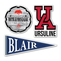 Custom shaped magnetic car sign with four color process imprinting; order......